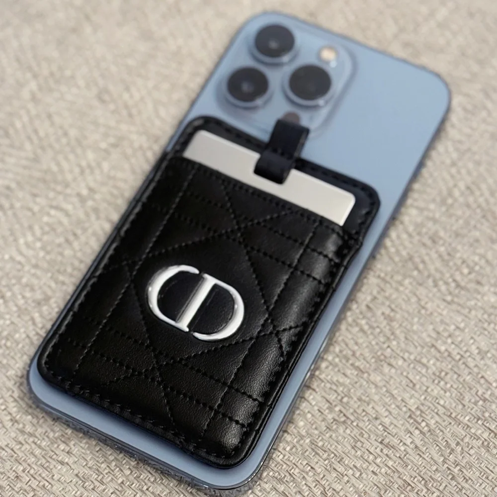 Dior Beauty Black Leather Mirror / Phone Case - Picture 5 of 6